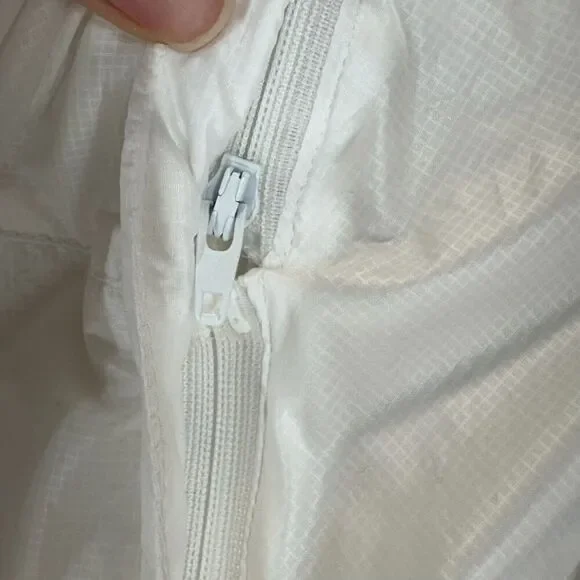 Nike Golf Convertible Hooded Jacket Vest White S Zip Up Long Sleeve Lightweight - Picture 6 of 11